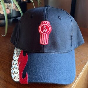 Racing Vibe Black Cap with Diamond Plate Design NWT